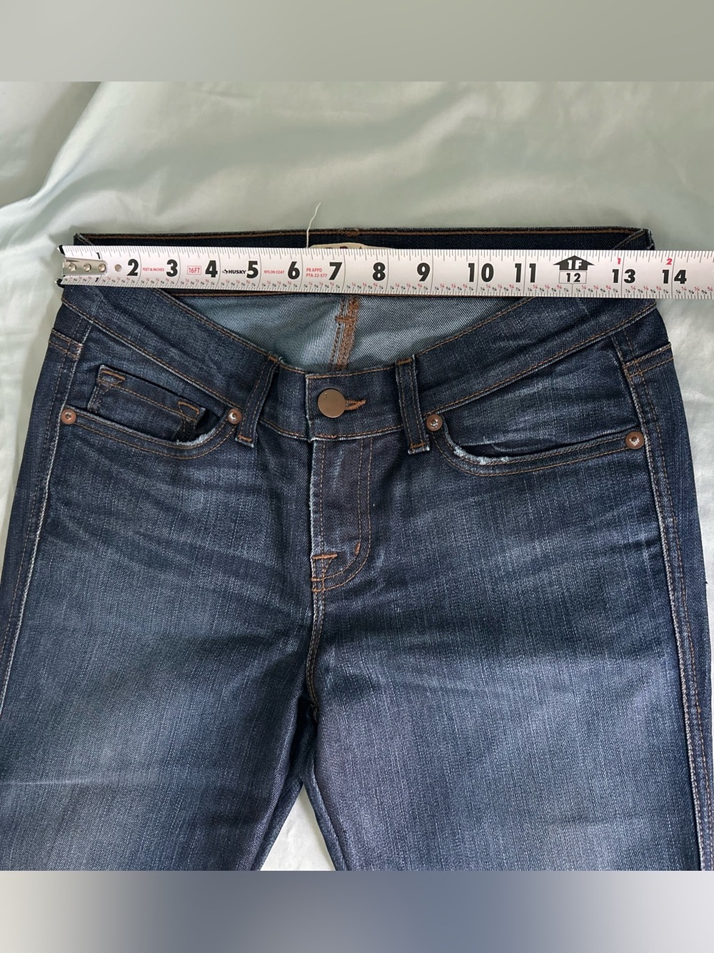 J Brand Dark Blue Flare Jeans - Picture 7 of 8